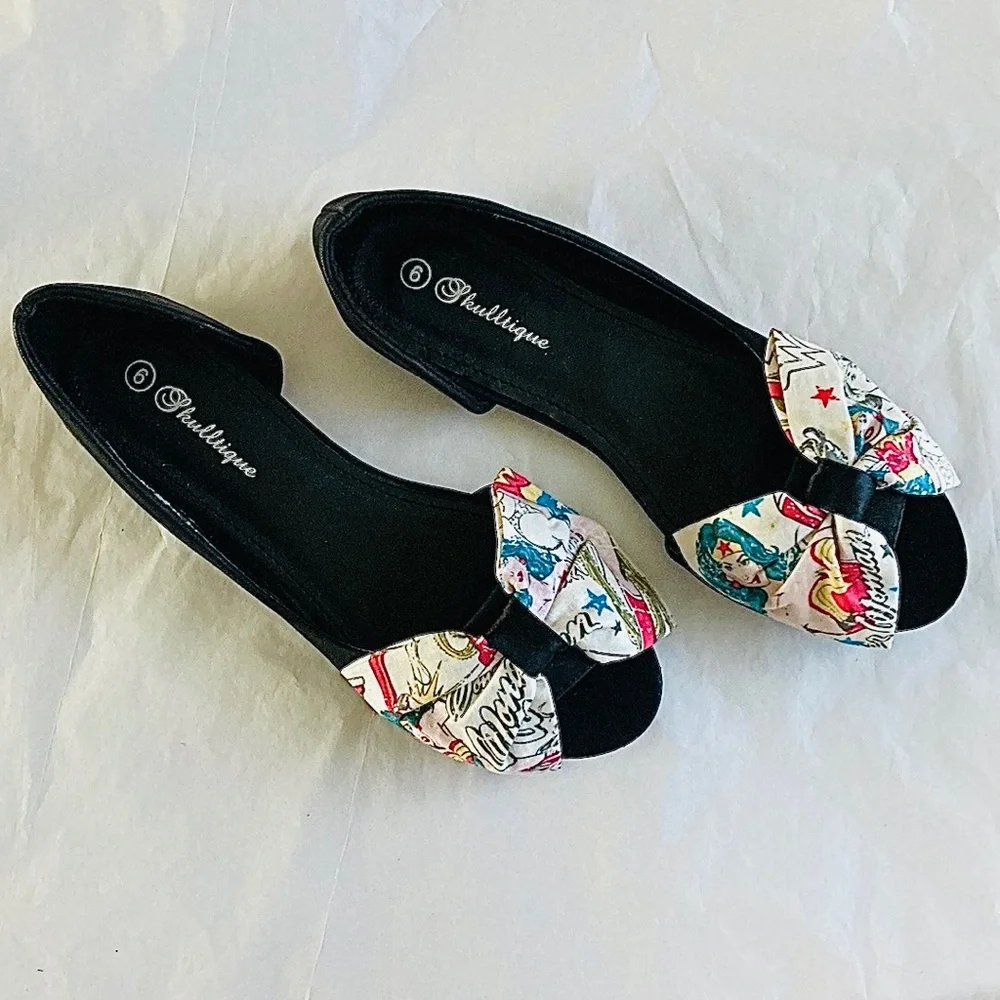 🎯WONDER WOMAN fabric flats Shoes - Picture 5 of 12